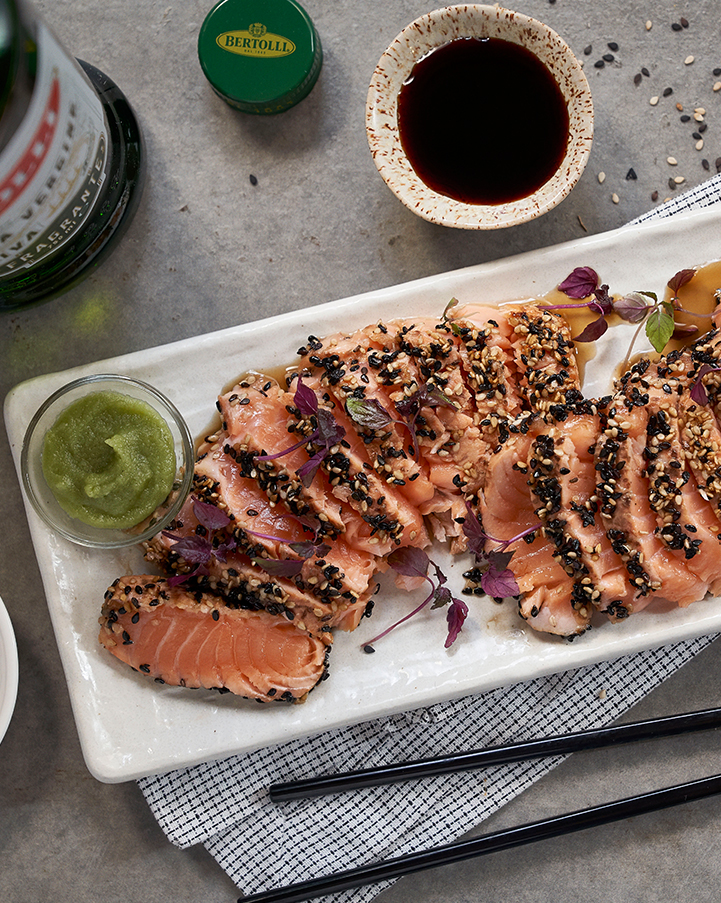Marinated Salmon with Sesame | Bertolli Olive Oil