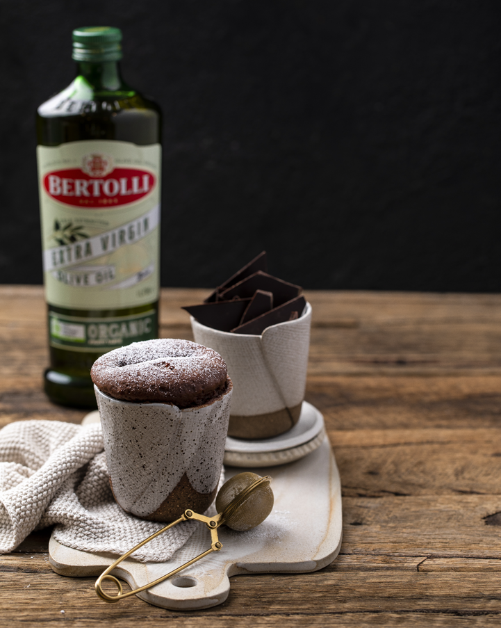 Dark Chocolate Mug Cake | Bertolli Olive Oil