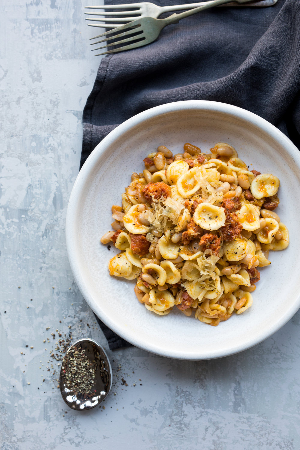 Cannellini and Chorizo Pasta | Bertolli Olive Oil