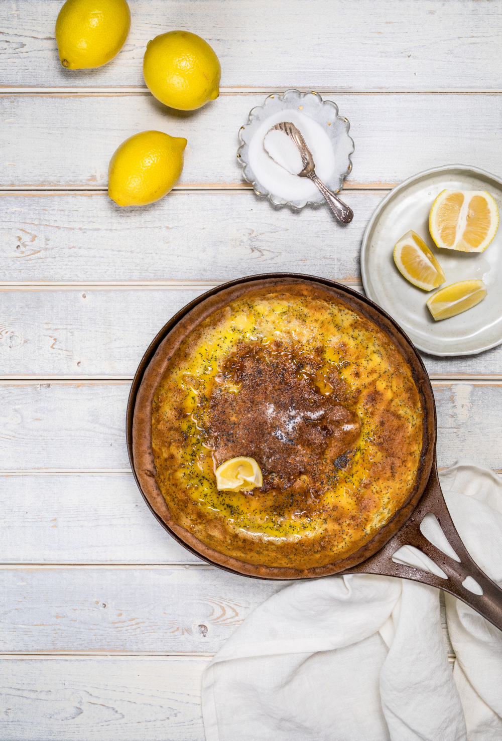 Lemon and Poppyseed Dutch Baby | Bertolli Olive Oil
