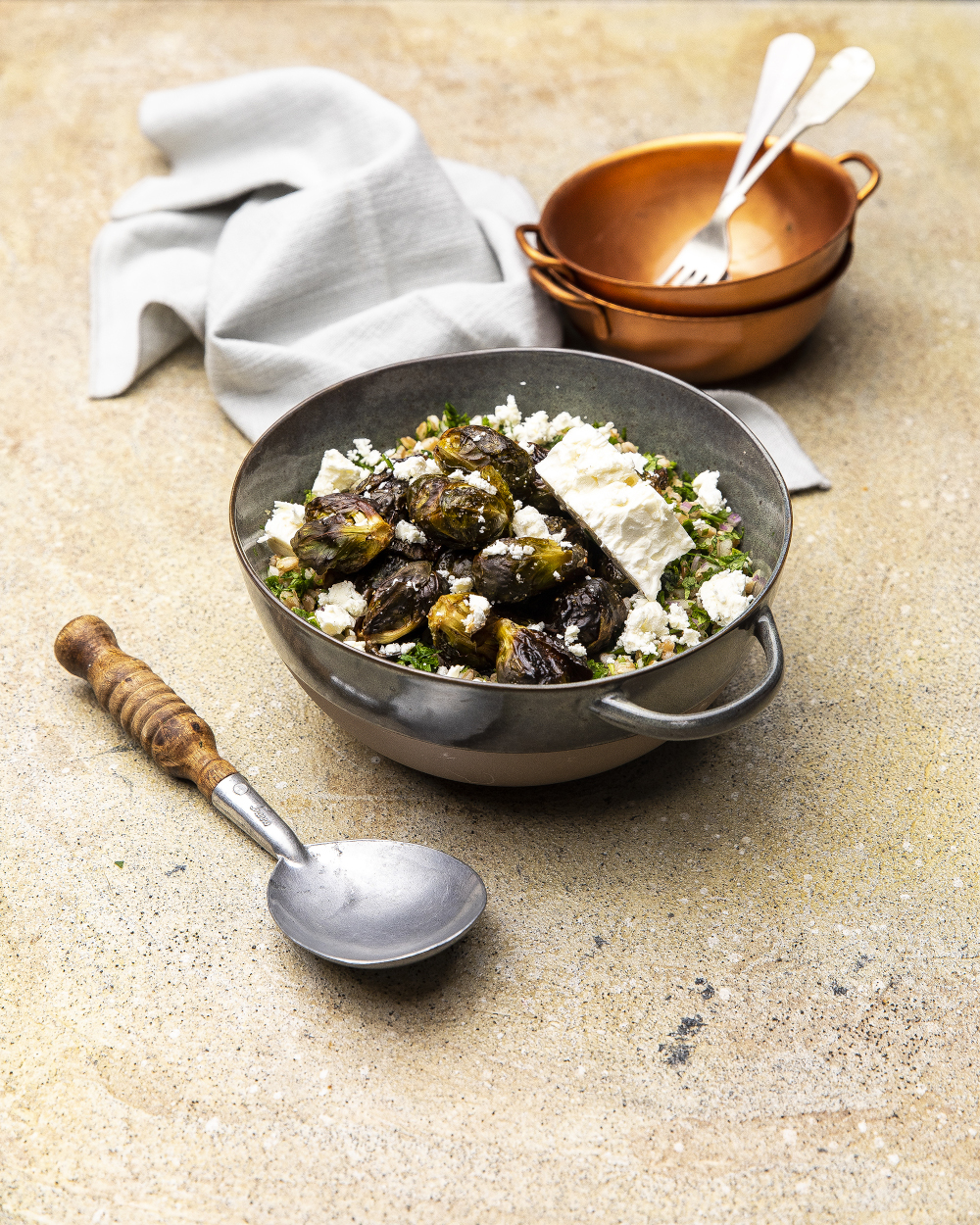Maple Roasted Brussels Sprouts Grain Salad