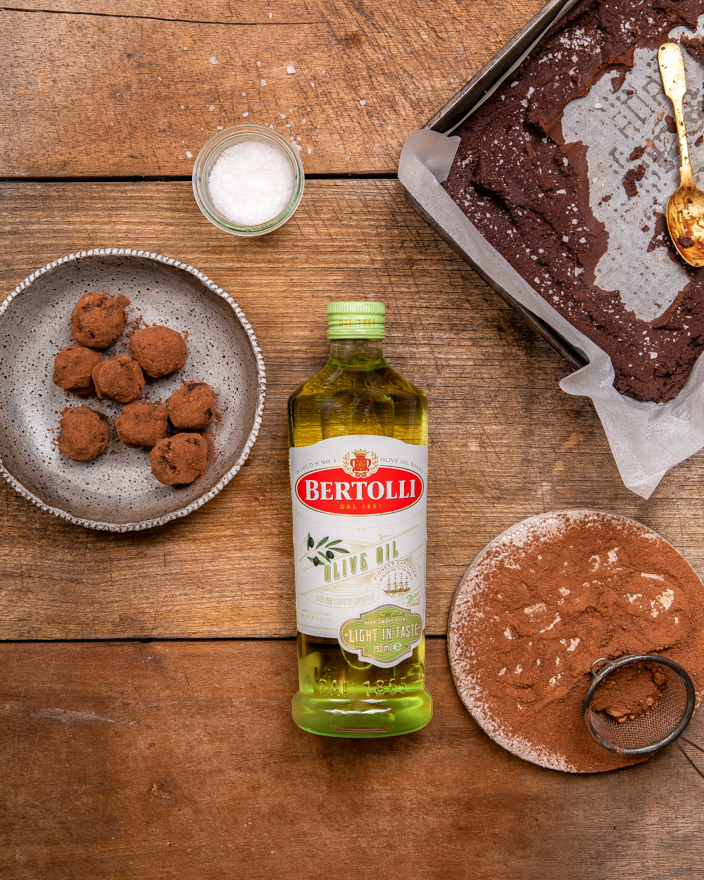 Olive Oil Salted Truffles | Bertolli Olive Oil