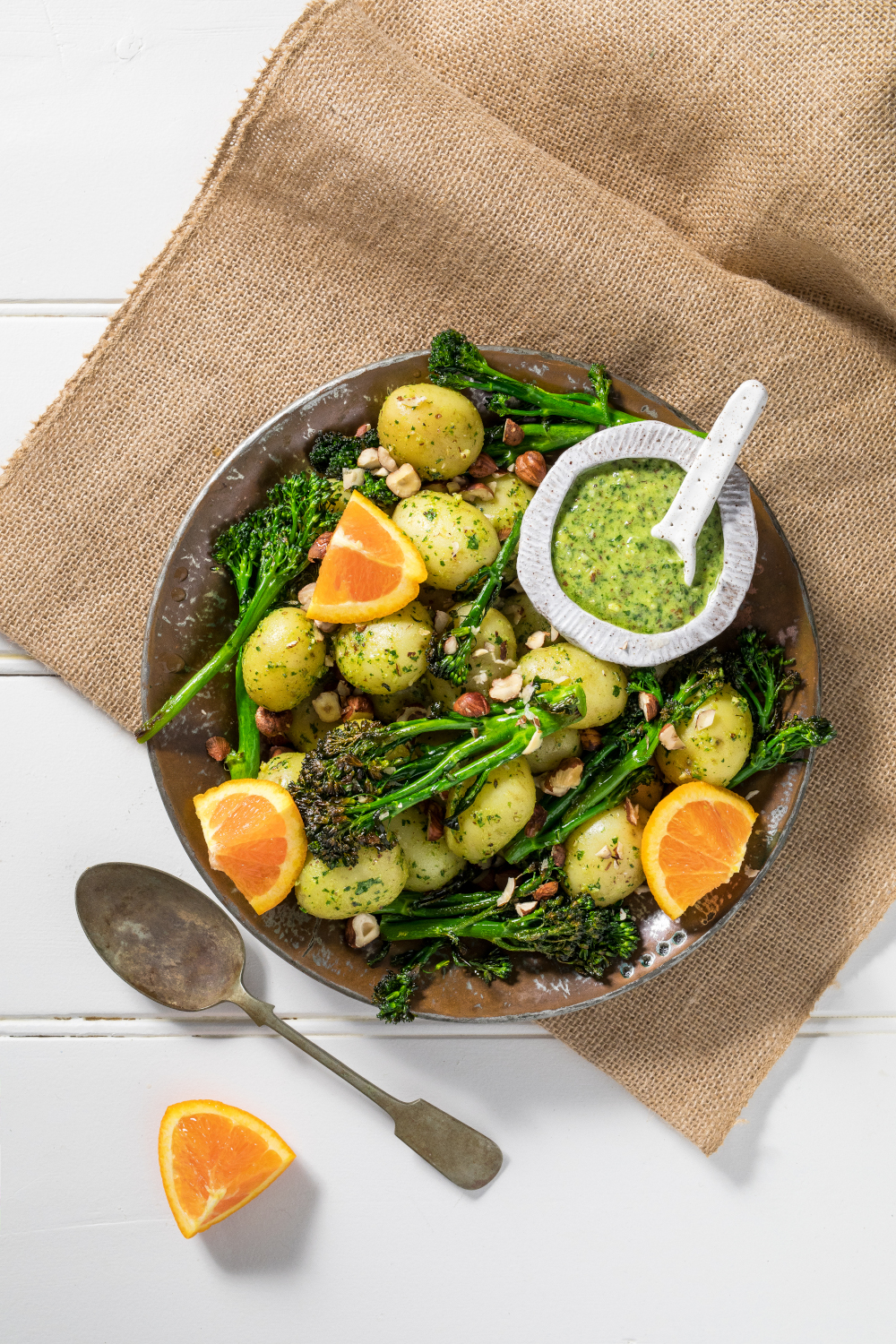 Spring Salad with Hazelnut Pesto | Bertolli Olive Oil