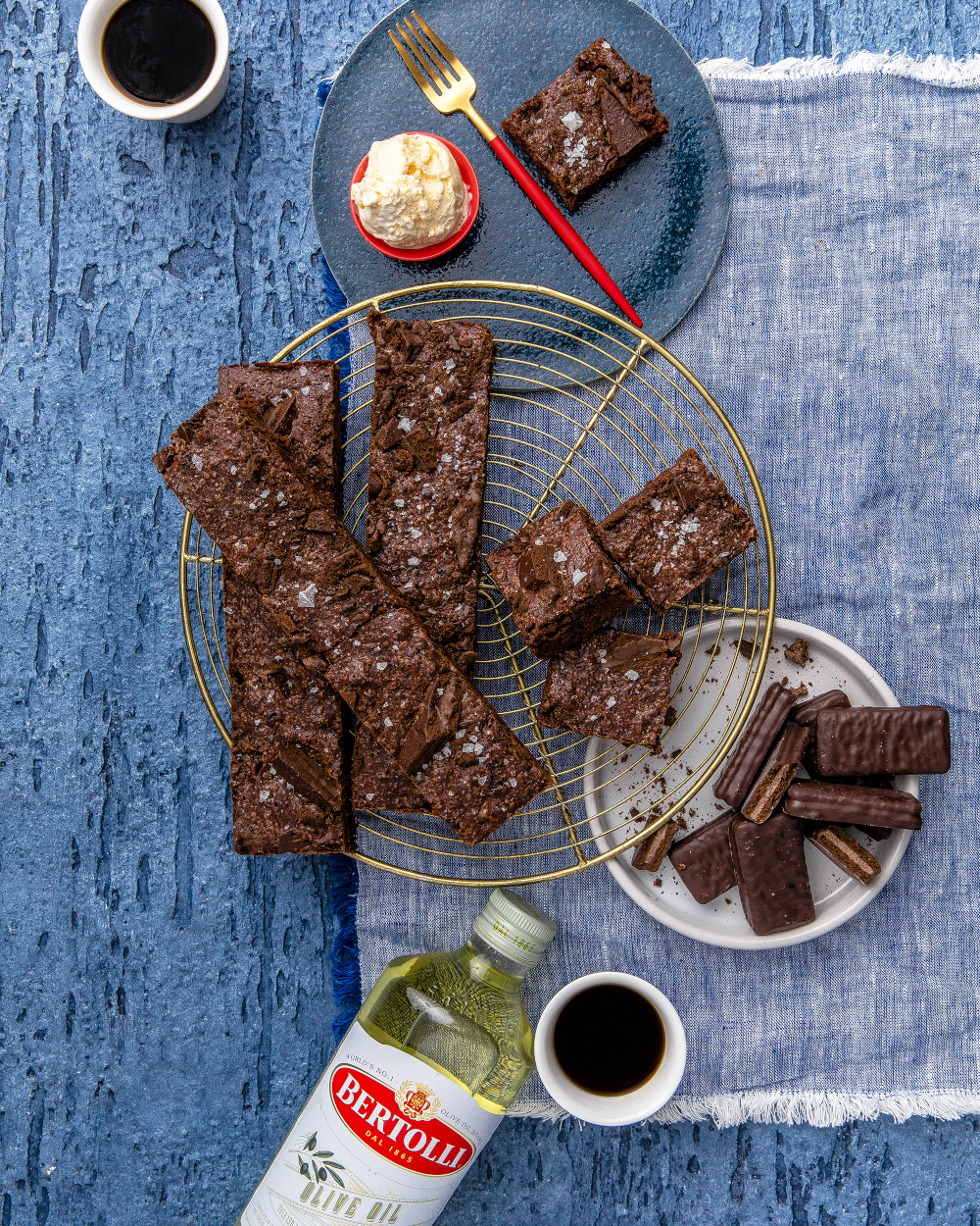 Dark Choc T-Tams & Olive Oil Brownies | Bertolli Olive Oil