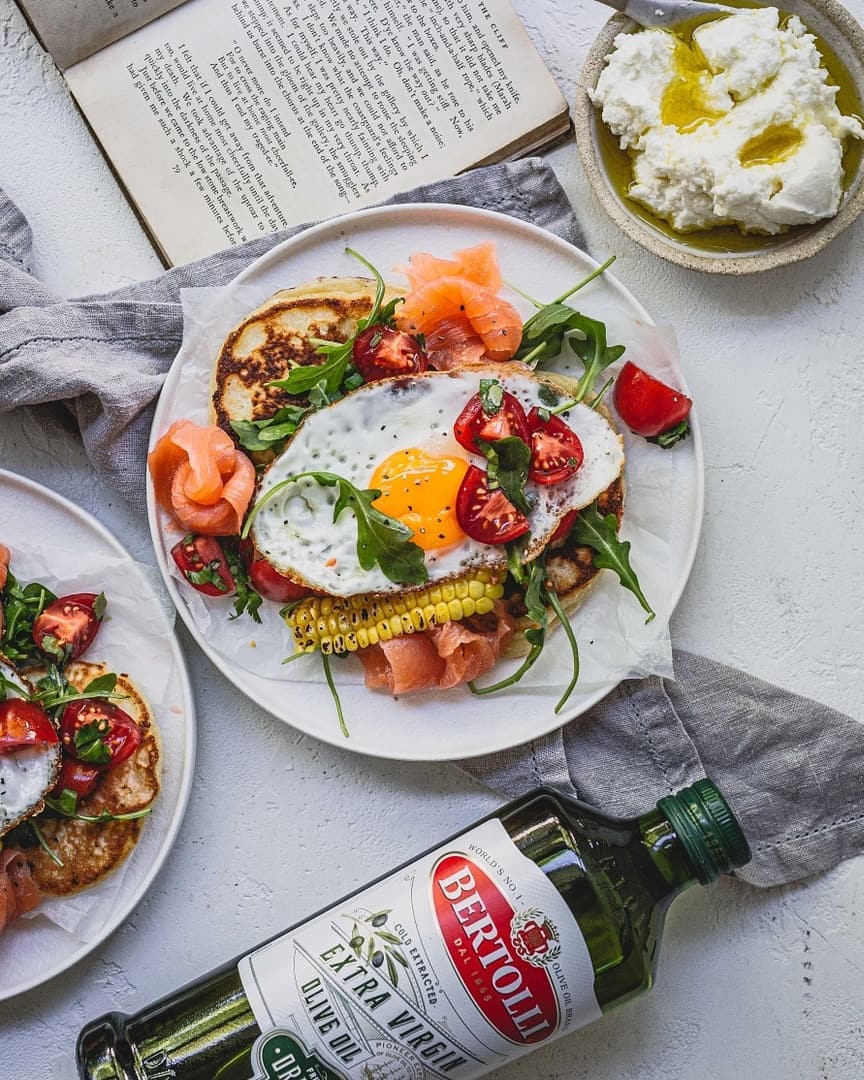 Cottage Cheese Olive Oil Pancakes | Bertolli Olive Oil