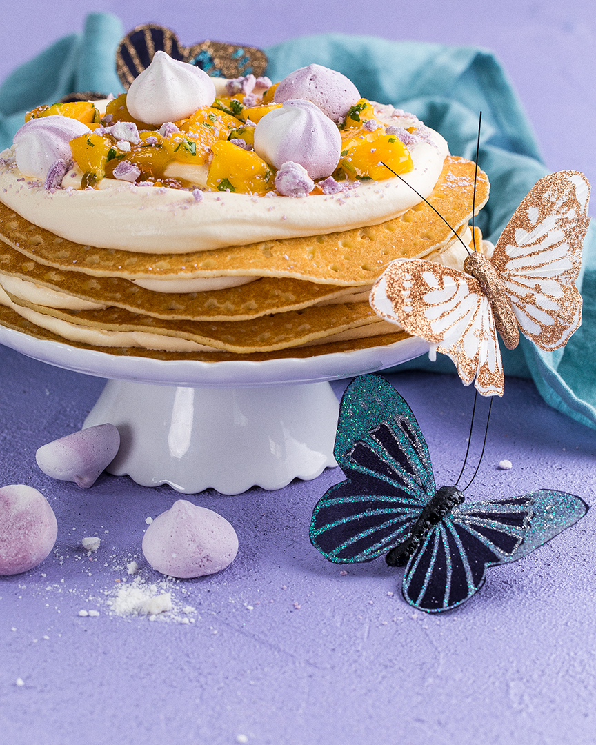 Tropical Crepe Cake | Bertolli Olive Oil