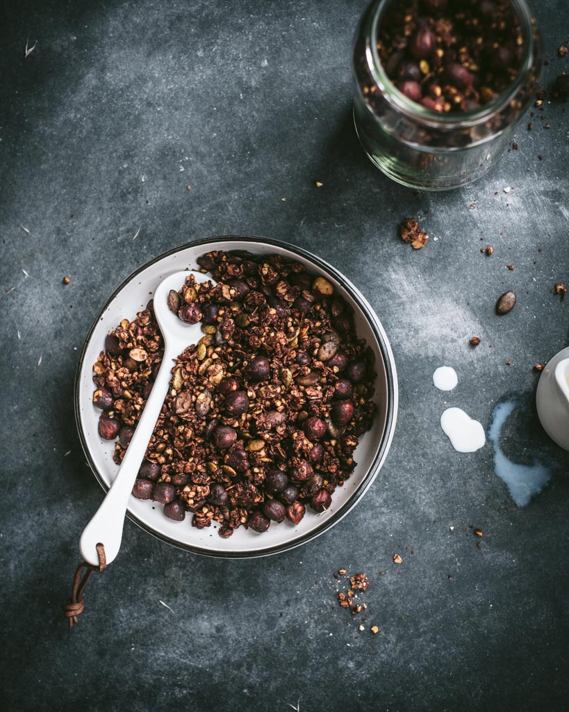 Chocolate Olive Oil Granola | Bertolli Olive Oil