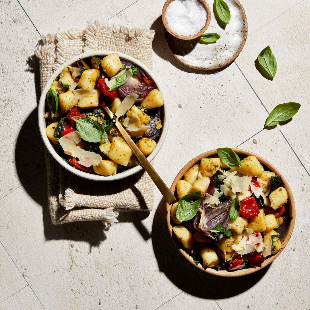 Tray Bake Mediterranean Gnocchi | Bertolli Olive Oil